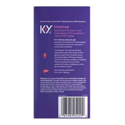 Ky Intense Pleasure Gel Stimulates And Intensifies - 0.34 Oz