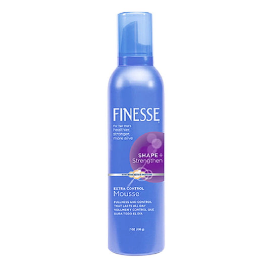 Finesse Shape + Strenghten Extra Control Mousse, N/Aa, 7 Ounce