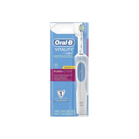 Oral-B Vitality Flossaction Rechargeable Battery Electric Toothbrush With Automatic Timer 1 Ea