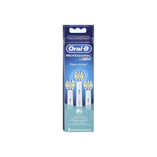 Oral-B Floss Action Brush Head 3 Each