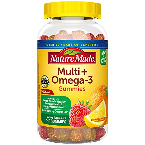 Nature Made Multivitamin + Omega-3 Gummies - 140 Count