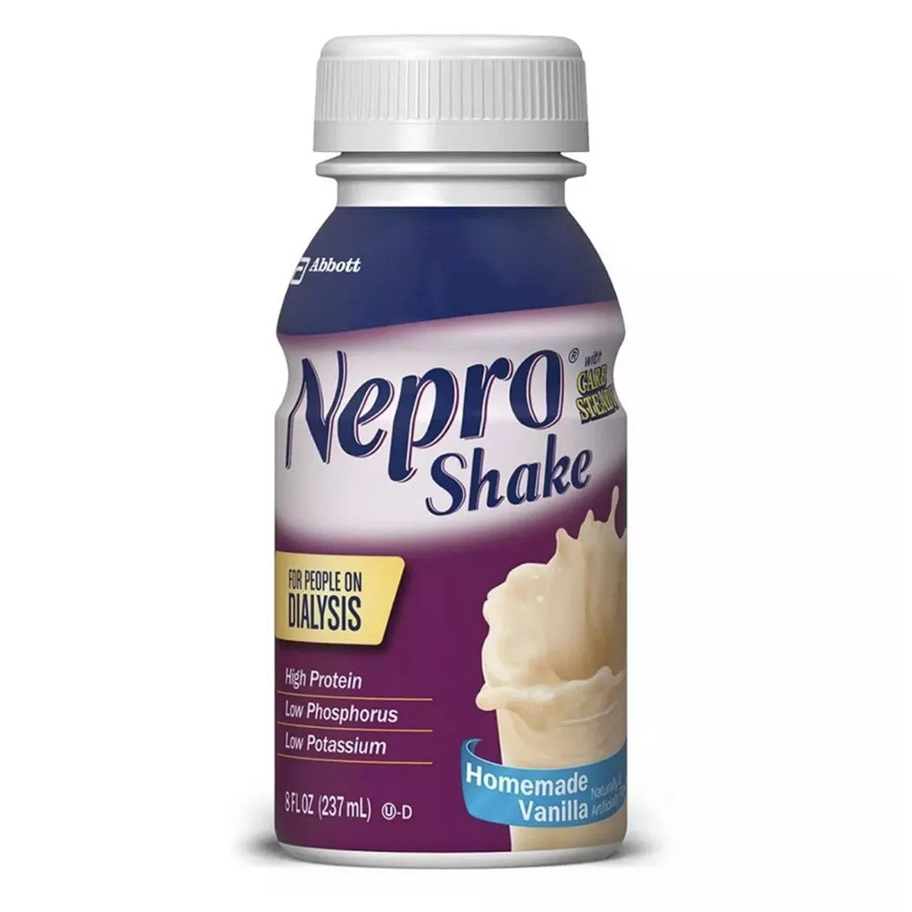 Nepro Carbsteady Therapeutic Nutrition Vanilla Shake for People on Dialysis, 8 Oz