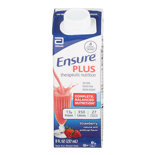 Ensure Plus Strawberry Oral Supplement, 8 Oz