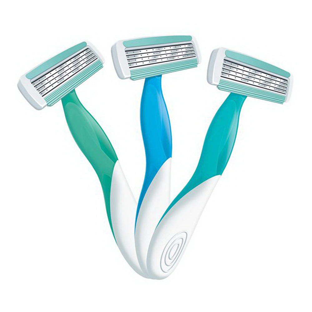 Bic Soleil Comfort Five Blade Disposable Razor For Women - 3 Ea