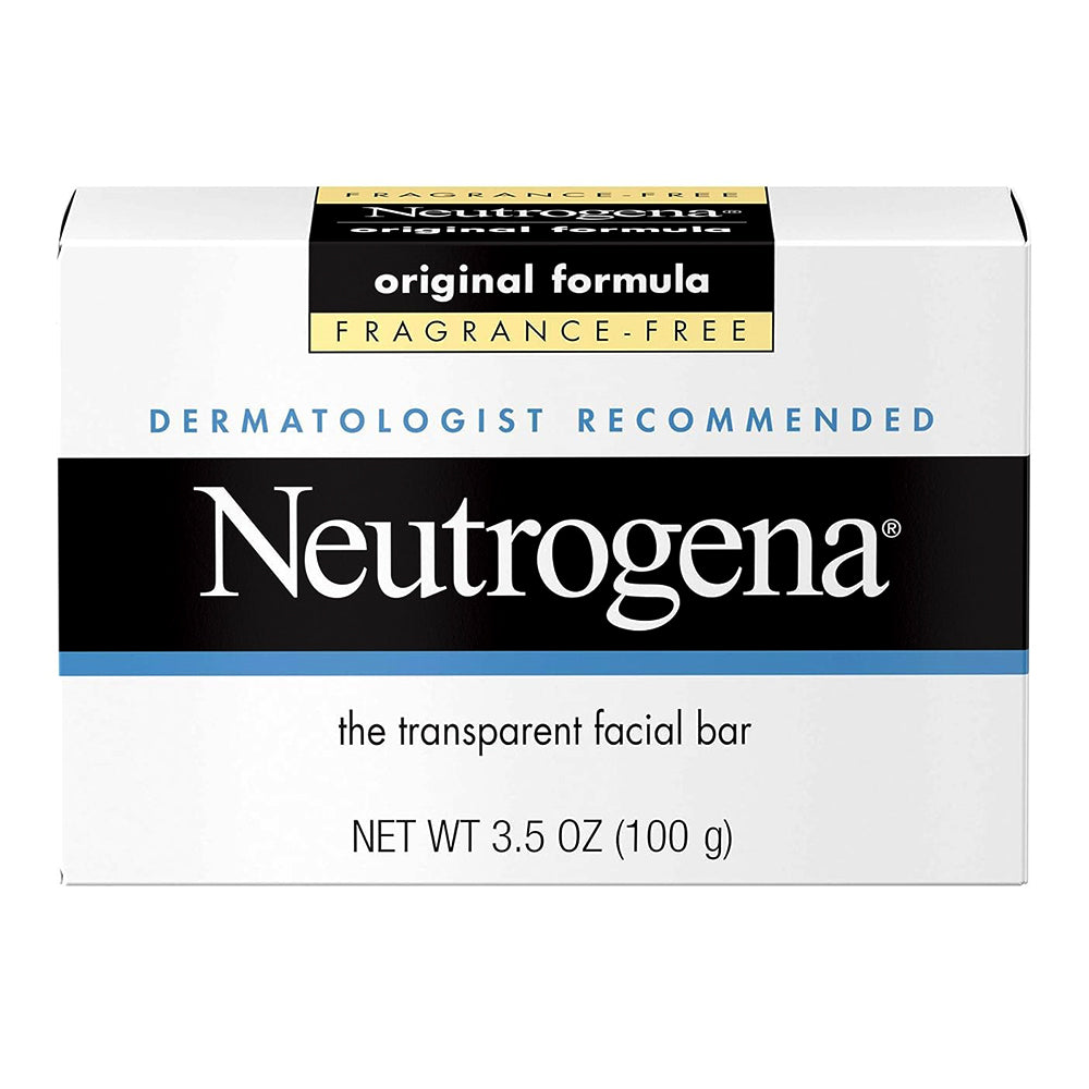 Neutrogena The Transparent Facial Bar Original Formula, Fragrance Free 3.50 Oz