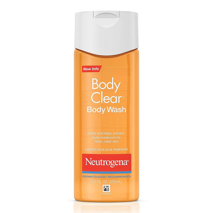 Neutrogena Body Clear Acne Body Wash, 2% Salicylic Acid, 8.5 Fl. Oz.