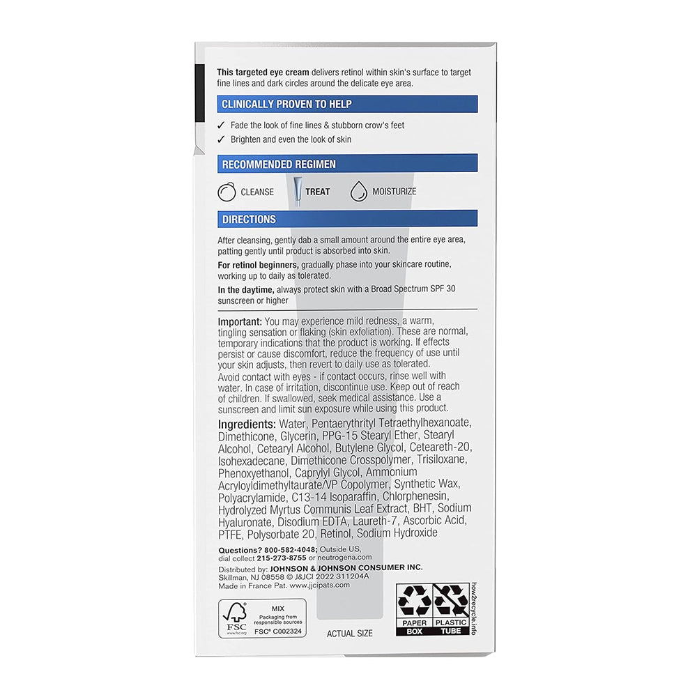 Neutrogena Rapid Wrinkle Repair Eye Cream 0.50 Oz