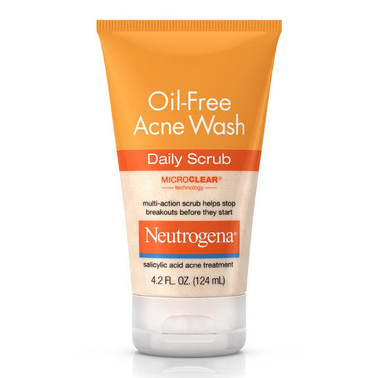 Neutrogena Oil-Free Acne Wash Daily Scrub 4.20 Oz