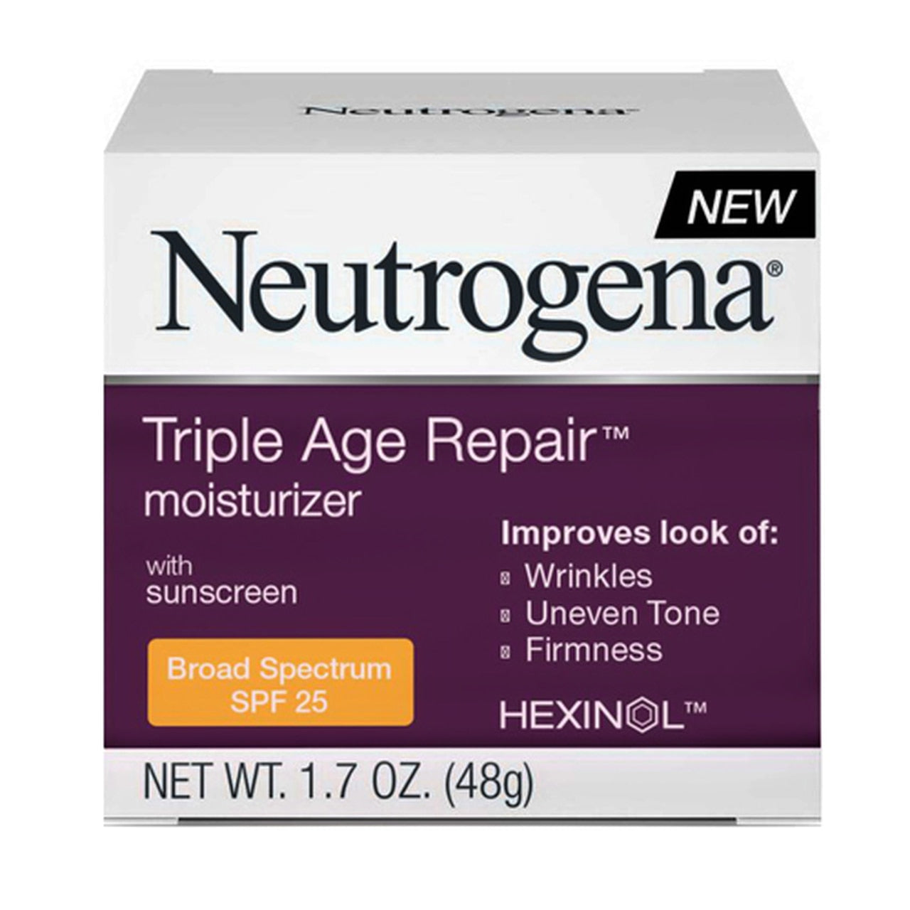 Neutrogena Triple Age Repair Moisturizer Spf 25 1.70 Oz