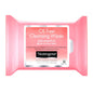 Neutrogena Oil-Free Cleansing Wipes For Acne Prone Skin, Pink Grapefruit 25 Ea