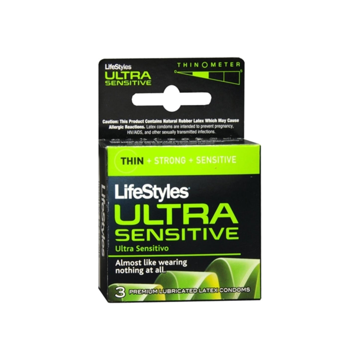 Lifestyles Ultra Sensitive Condoms Lubricated Latex