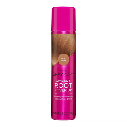 Everpro Gray Away Instant Root Cover Up Spray Light Brown 2.5Oz