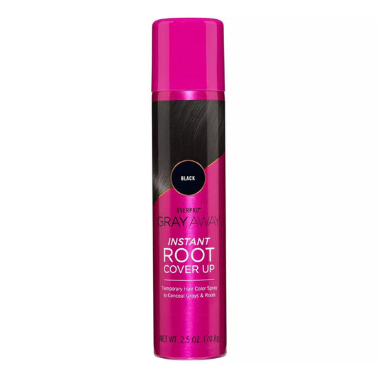 Everpro Gray Away Instant Root Cover Up Spray Black 2.5Oz