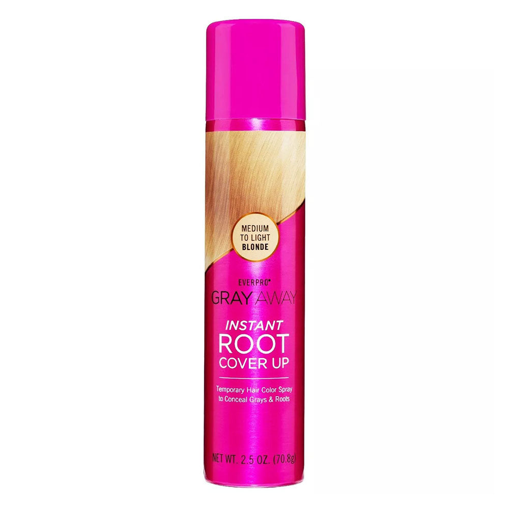 Everpro Gray Away Instant Root Cover Up Spray Medium To Light Blonde 2.5Oz