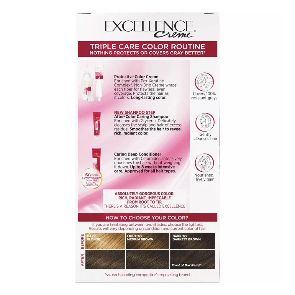 L'Oreal Excellence Creme, 5Ab Mocha Ash Brown 1 Ea