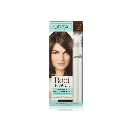 L'Oreal Paris Root Rescue 10 Minute Root Coloring Kit, Dark Brown 1 Ea