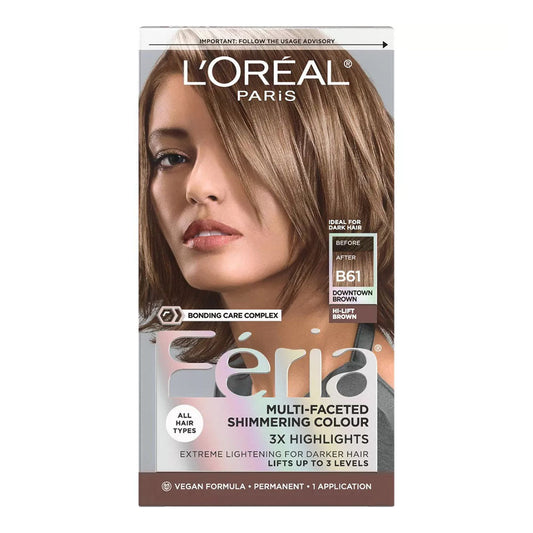 L'Oreal Paris Feria Multi-Faceted Shimmering Permanent Hair Color, 1Ct