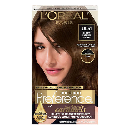 L'Oreal Paris Superior Preference Fade-Defying + Shine Permanent Hair Color, 1Ct