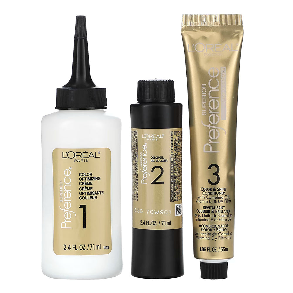 L'Oreal Superior Preference Hair Color - 65G Lightest Golden Brown - 6.5 Fl Oz