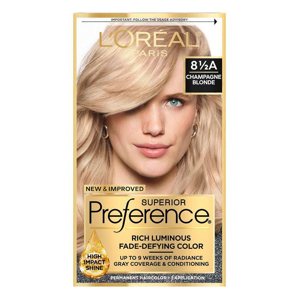 L'Oreal Paris Superior Preference Fade-Defying + Shine Permanent Hair Color, 1Ct