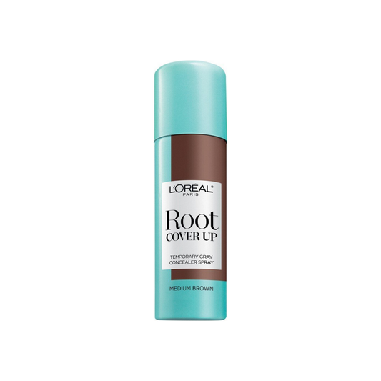 L'Oreal Paris Root Cover Up Temporary Gray Concealer Spray, Medium Brown 2 Oz