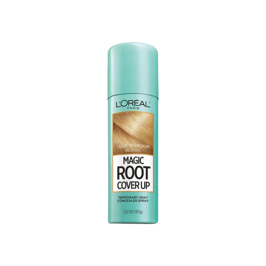 L'Oreal Paris Root Cover Up Temporary Gray Concealer Spray, Light To Medium Blonde 2 Oz