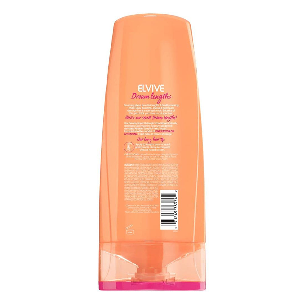 Loreal Paris Elvive Dream Lengths Detangling Conditioner - 12.6 Fl Oz