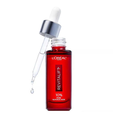 L'Oreal Paris Revitalift 10% Pure Glycolic Acid Face Serum, 1 Fl Oz