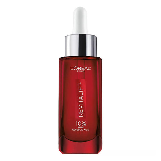 L'Oreal Paris Revitalift 10% Pure Glycolic Acid Face Serum, 1 Fl Oz