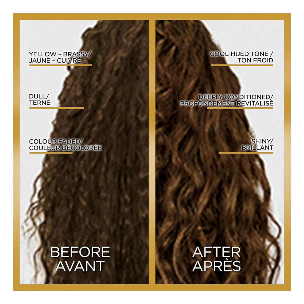 L'Oreal Paris Le Color One Step Toning Hair Gloss, Cool Brunette, 4 Ounce