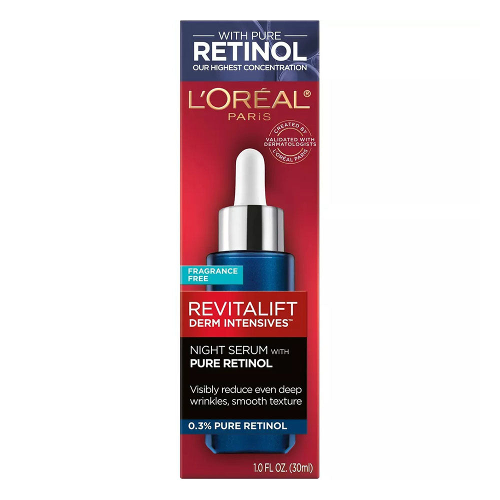 L'Oreal Paris Revitalift Triple Power Lzr Retinol Night Serum For Face, 30 Ml