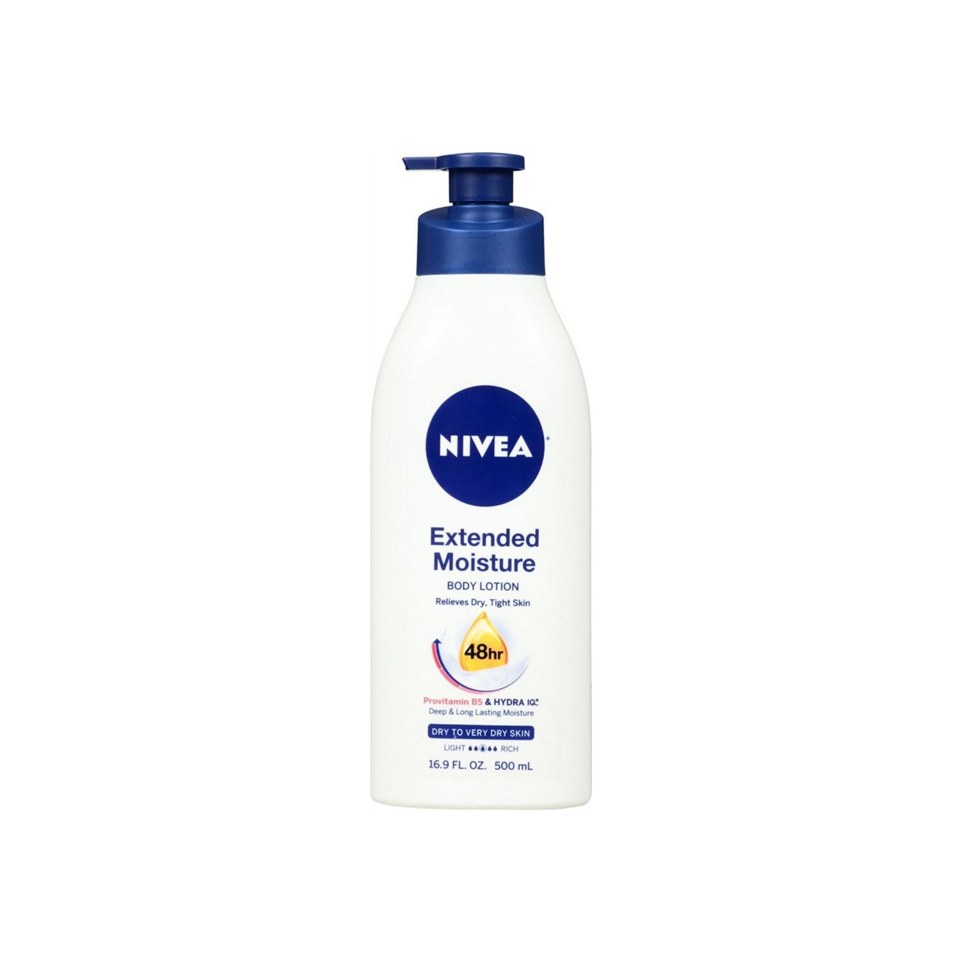 Nivea Extended Moisture Body Lotion, 16.9 Oz