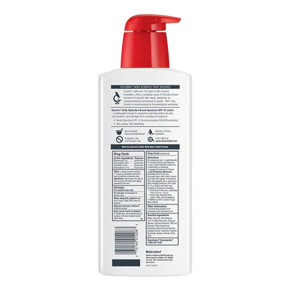 Eucerin Daily Hydration Moisturizer & Sunscreen Lotion Spf 15 16.9 Oz