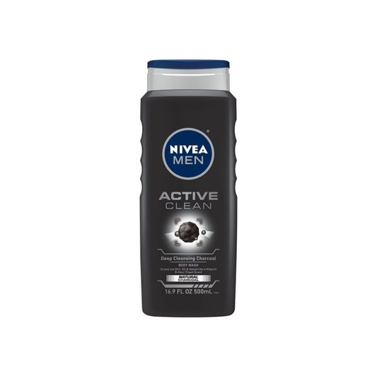 Nivea For Men Body Wash Active Clean 16.9 Oz