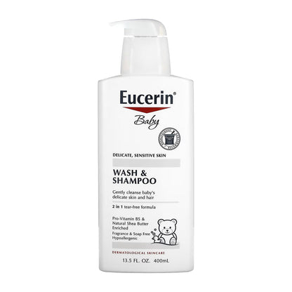 Eucerin Baby Shampoo & Body Wash - 13.5 Oz