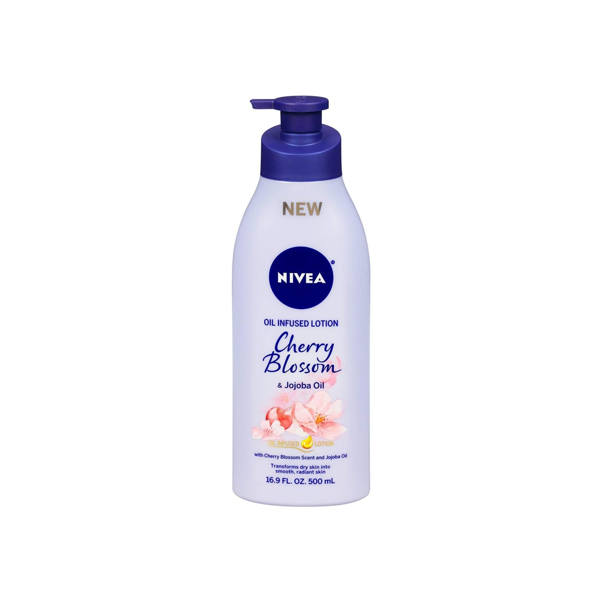Nivea Oil Infused Cherry Blossom And Jojoba Oil Body Lotion 16.9 Oz