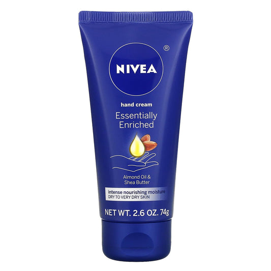 Nivea, Essentially Enriched Hand Cream, Almond Oil Shea Butter, 2.6 Oz