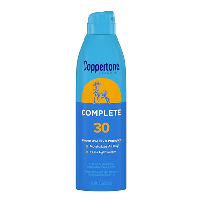 Coppertone Complete Spf 30 Sunscreen Spray - 5.5 Oz