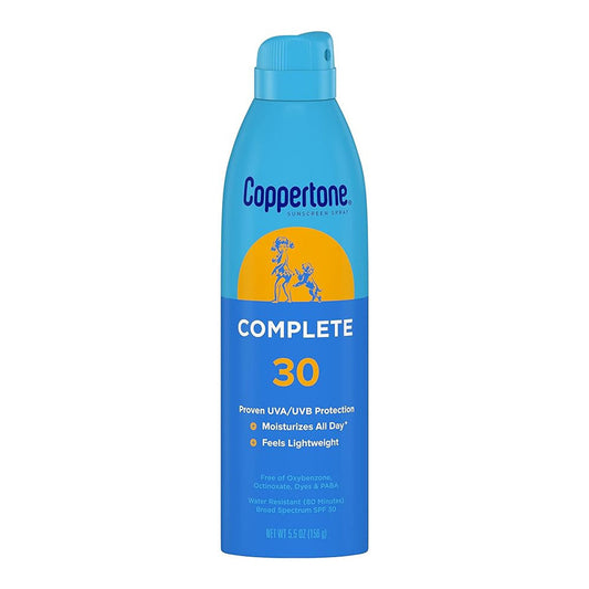 Coppertone Complete Spf 30 Sunscreen Spray - 5.5 Oz