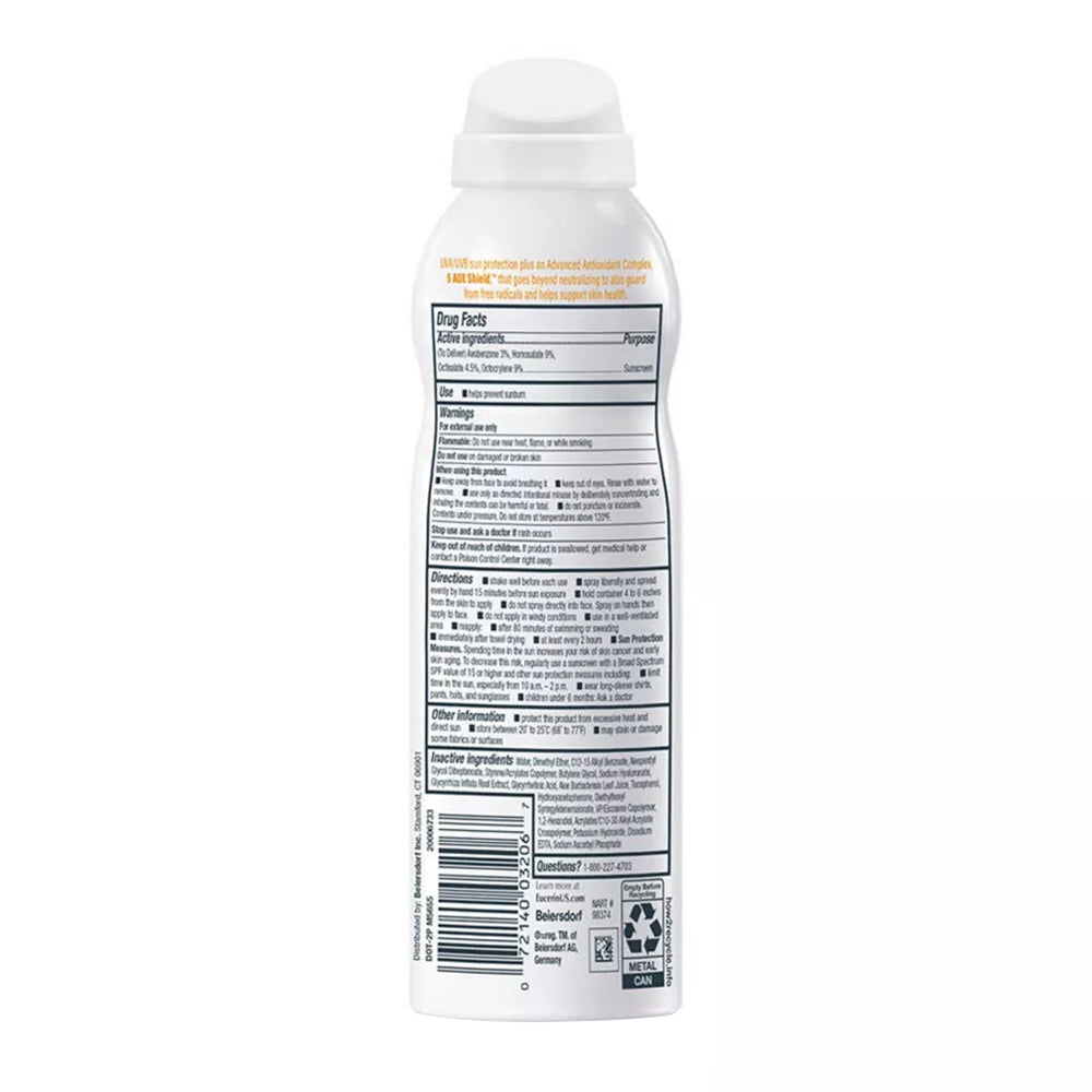 Eucerin Advanced Hydration Spf 50 Spray - 6 Oz