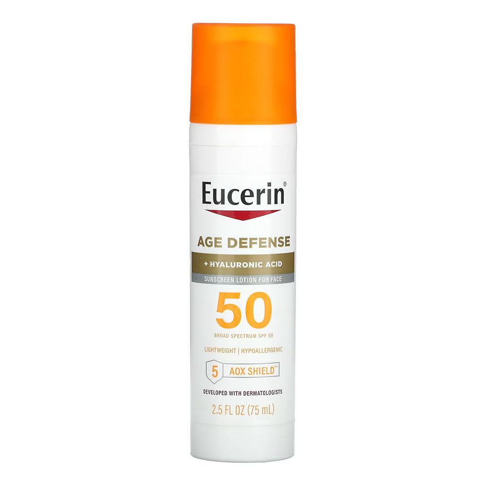Eucerin Sun Age Defense Spf 50 Face Sunscreen Lotion , 2.5 Fl Oz Bottle