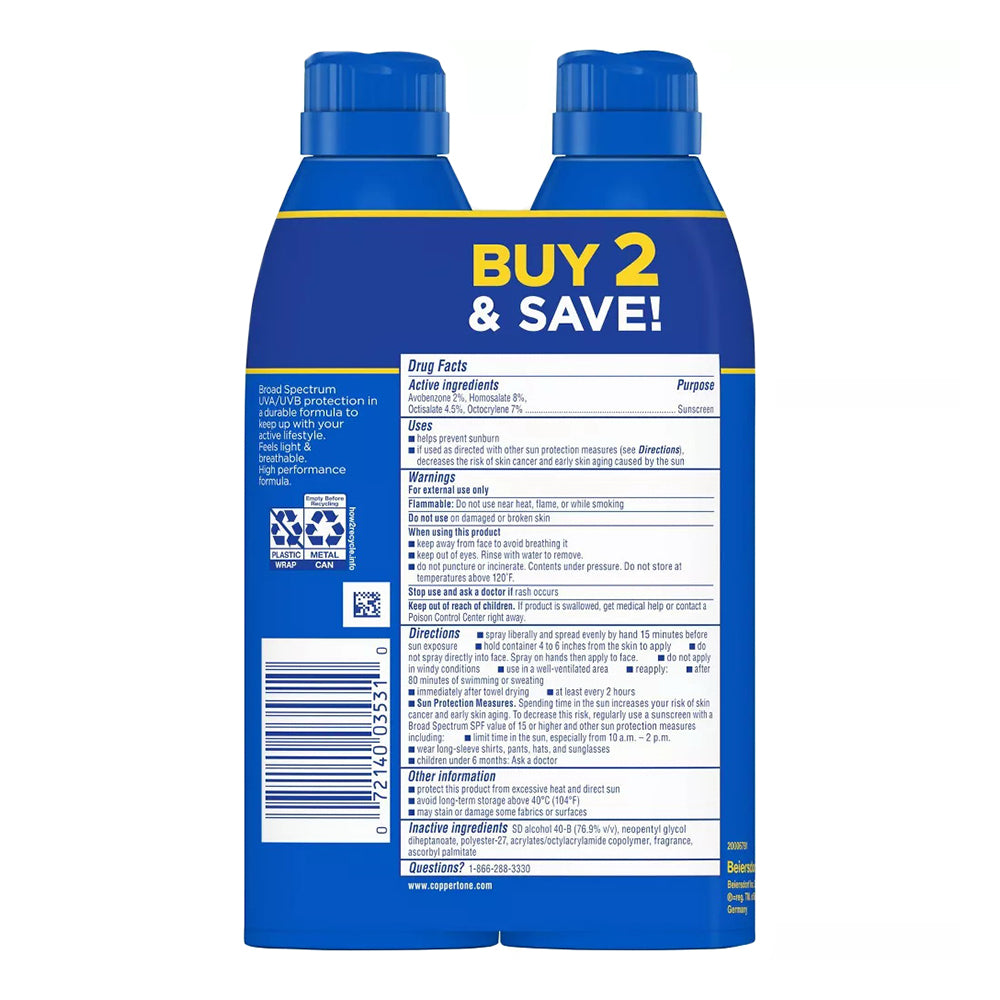 Coppertone Sprt Ae 312Gm Spf30