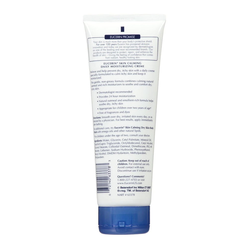 Eucerin Calming Daily Moisturizer Creme 8 Ounce
