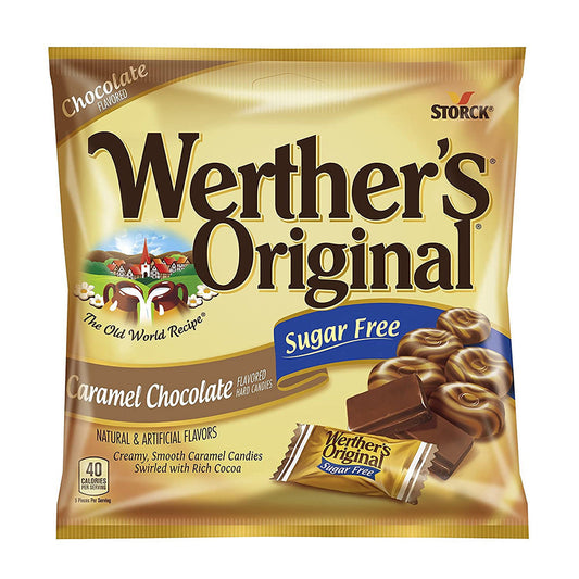 Werthers Original Sugar Free Caramel Coffee Hard Candy 12 Pack (2.75Oz Per Pack)