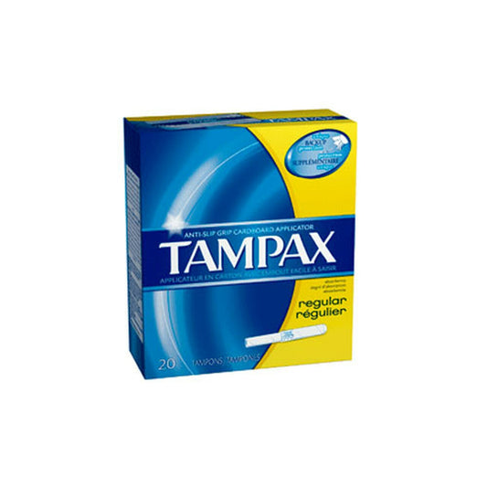 Tampax Biodegradable Regular Absorbancy Tampons - 20 Ea
