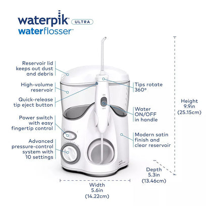 Waterpik Ultra Dental Water Jet Wp-100W 1 Each