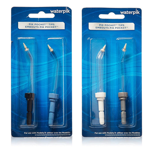 Waterpik Pik Pocket Tips Pro Pp-100E 2 Pk