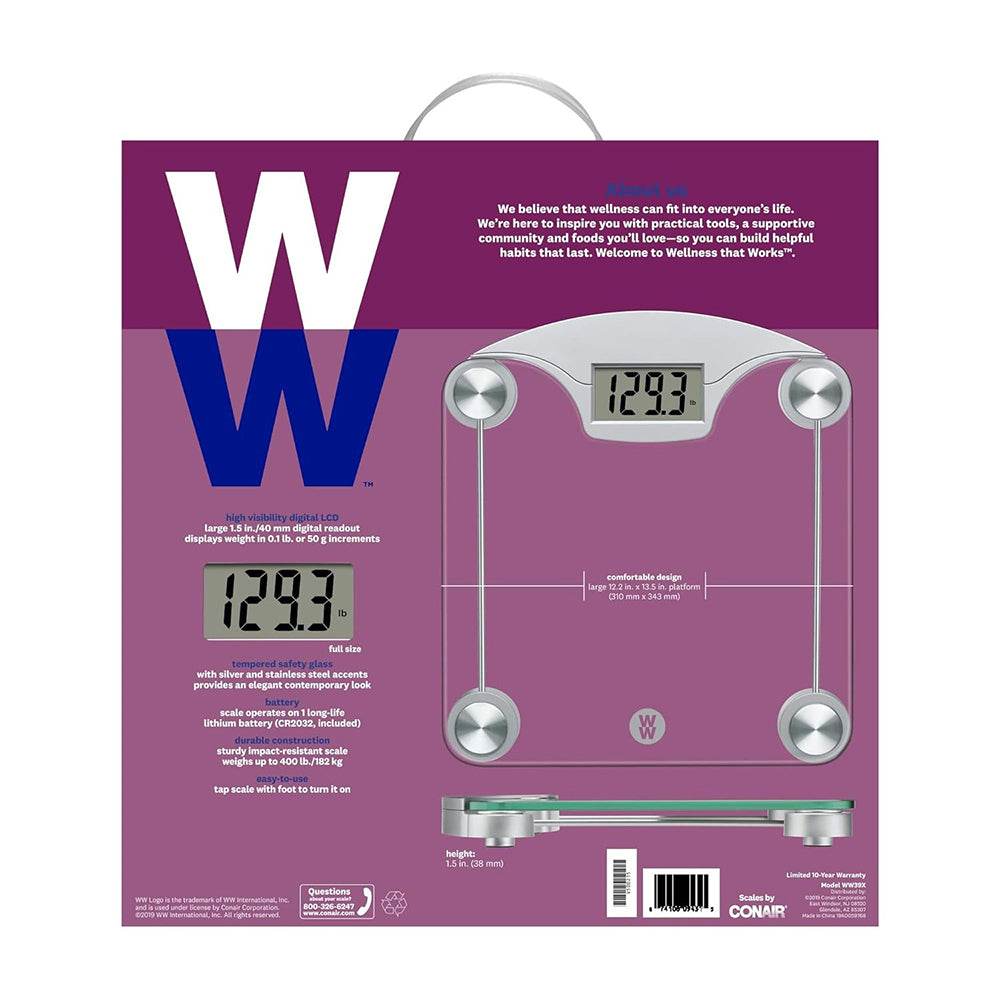 Weight Watchers By Conair Digital Glass Scale 1 Ea