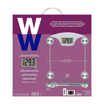 Weight Watchers By Conair Digital Glass Scale 1 Ea
