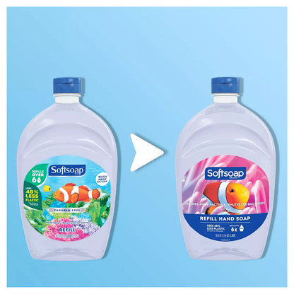 Softsoap Liquid Hand Soap Refill, Aquarium Series - 50 Fluid Ounce